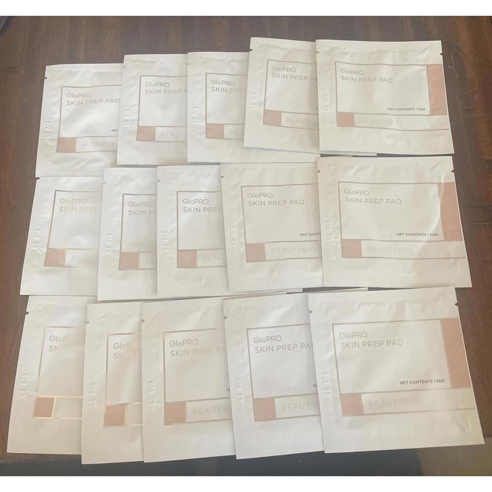 15 X BEAUTY BIO GLOPRO SKIN PREP PADS PADS INDIVIDUALLY WRAPPED -